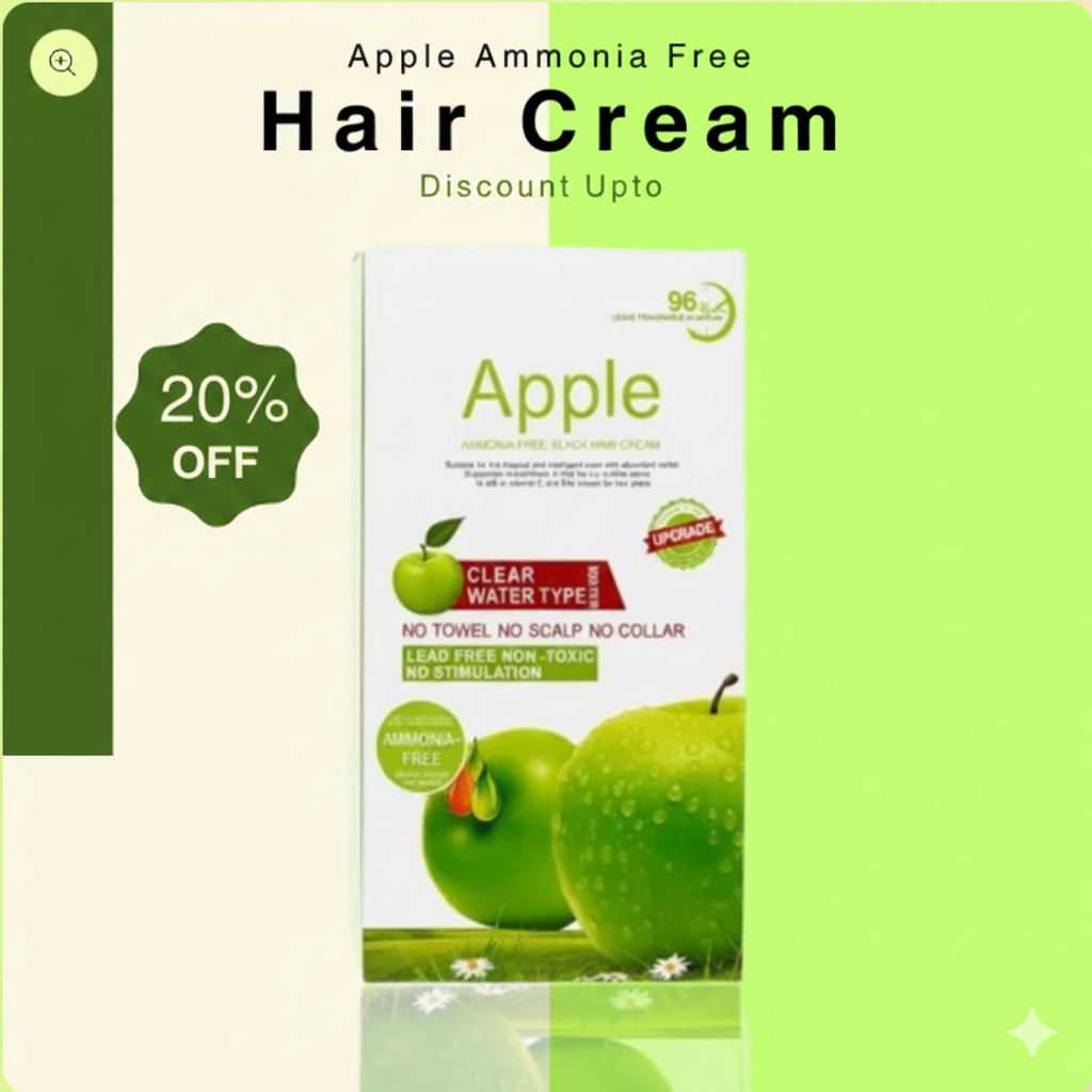 Apple Hair Color 1000ML Ammonia Free Organic | Bukhari Mart